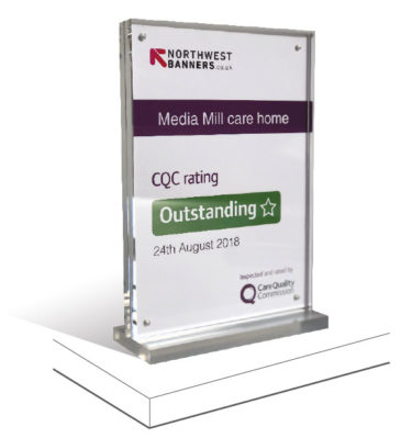 CQC outstanding Magnetic block certificate display holder