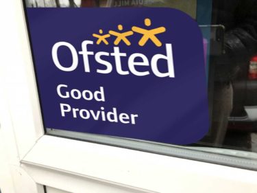 Oftes Good Window Sticker Visual 375x281 Thank You NHS and Key Workers vinyl banner    Image of Oftes Good Window Sticker Visual 375x281