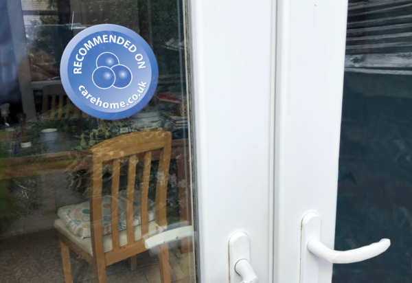 carehomes mockup carehome recommended window stickers    Image of carehomes mockup