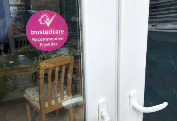 trustedcare trustedcare recommended window sticker    Image of trustedcare